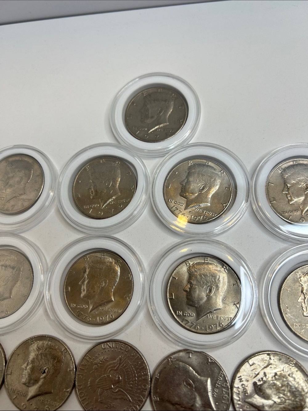 Large Estate Sale Kennedy Half Dollars Coin Lot Face Value $16.5 Coin Collection - Picture 5 of 5